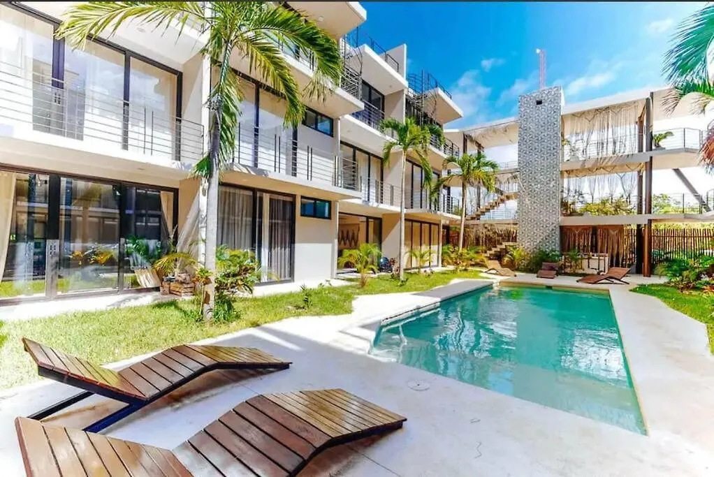 306 Amena 1Br Penthouse W/ Gym & Private Pool/Rooftop Διαμέρισμα Τουλούμ Μεξικό
