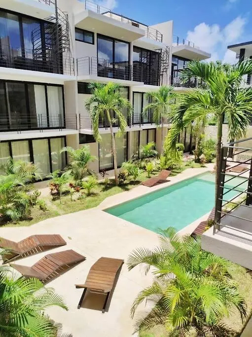 306 Amena 1Br Penthouse W/ Gym & Private Pool/Rooftop Διαμέρισμα Τουλούμ 0*,  Μεξικό