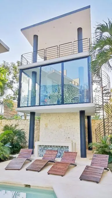 306 Amena 1Br Penthouse W/ Gym & Private Pool/Rooftop Διαμέρισμα Τουλούμ Μεξικό